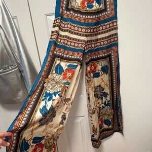 Floral Patterned Women's Pants